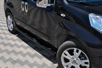 Peugeot Bipper 2008–2017 Sidebars Black (2 st., RVS) foto 3