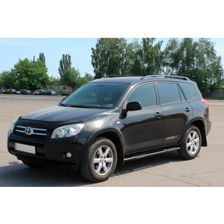 Zijbuizen voor standaardbasis Black (2 st., RVS) Toyota Rav 4 2006–2013 foto 3