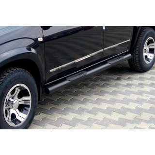 Zijbuizen voor standaardbasis Black (2 st., RVS) Toyota Rav 4 2006–2013 foto 1