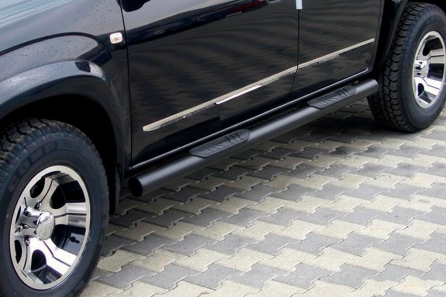 Toyota Rav 4 2006–2013 Zijbuizen voor standaardbasis Black (2 st., RVS) Image