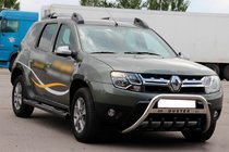 Renault Duster 2008–2017 Zijbuizen met inzetstukken Black (2 st., RVS) foto 5