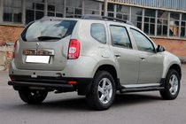 Dacia Duster 2008–2018 Sidebars met inserts Black (2 st., RVS) foto 3