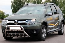 Dacia Duster 2008–2018 Sidebars met inserts Black (2 st., RVS) foto 4
