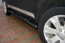 Mitsubishi Outlander 2006–2012 Sidebars Black (2 stuks, RVS) foto 1