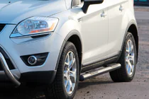 Ford Kuga 2008–2013 Rechte sidebars Black (2 stuks, RVS) foto 1