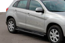 Mitsubishi ASX 2010–2023 Zijbuizen BB002 Black (2 st., RVS) foto 1