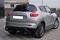 Nissan Juke 2010–2019 Zijbuizen Ø60 Black (2 st., RVS) foto 3