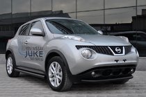 Nissan Juke 2010–2019 Zijbuizen Ø60 Black (2 st., RVS) foto 1