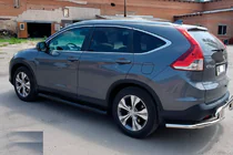 Honda CRV 2012–2016 Sidebars BB002 Black (2 st., RVS) foto 3