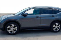 Honda CRV 2012–2016 Sidebars BB002 Black (2 st., RVS) foto 2