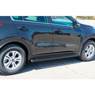 Sidebars BB001 Black (2 stuks, RVS) Kia Sportage 2015–2021 foto 1