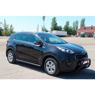 Sidebars BB001 Black (2 stuks, RVS) Kia Sportage 2015–2021 foto 2
