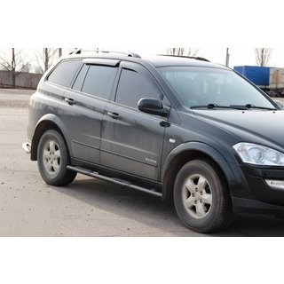 Zijbuizen BB002 Black (2 st., RVS) SsangYong Kyron 2005–2014 foto 2