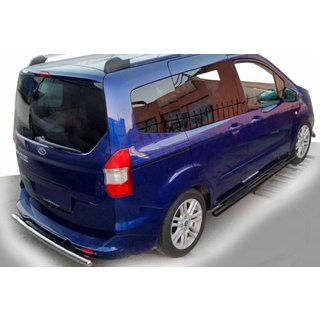 Sidebars Black (2 st., RVS) Ford Courier 2014–2023 foto 1
