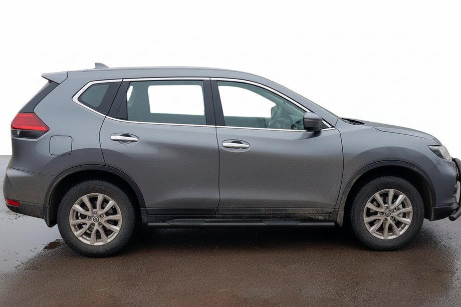Nissan X-trail T32/Rogue 2014–2021 Zijbuizen Black (2 st., RVS) Image