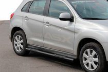 Mitsubishi Eclipse Cross 2017– Zijbuizen BB002 Black (2 st., RVS) foto 2