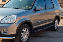 Honda CRV 2001–2006 Sidebars Black (2 st., RVS) foto 2
