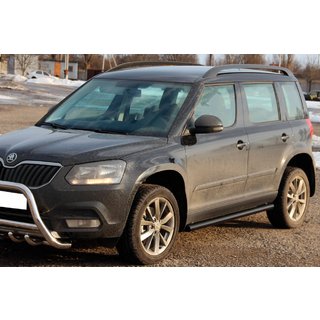 Sidebars Black (2 st., RVS) Skoda Yeti 2009–2017 foto 2