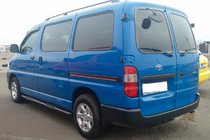 Toyota HiAce Sidebars Black (2 st., RVS) foto 1