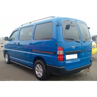 Sidebars Black (2 st., RVS) Toyota HiAce foto 1