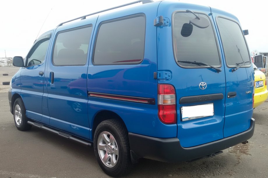 Toyota HiAce Sidebars Black (2 st., RVS) Image