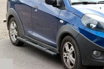 Chery Beat 2009–2015 Sidebars Black (2 st., RVS) foto 2