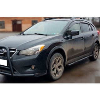 Zijbuizen BB002 Black (2 st., RVS) Subaru XV 2011–2017 foto 1