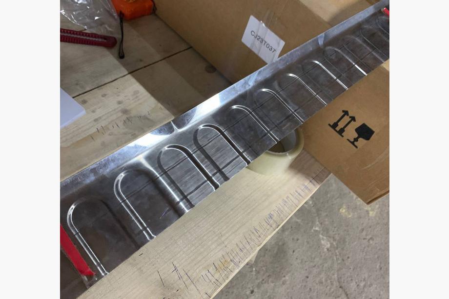 Ford Connect 2006–2009 B-keus RVS achterbumperlijst Foto 2