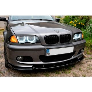 DPT V-2 voorbumper lip spoiler (voor M-Sport 2003-2006, hoogglans zwart)