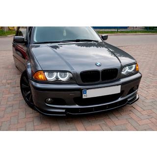 DPT V-2 voorbumper lip spoiler (voor M-Sport 2003-2006, hoogglans zwart) BMW 3 Serie E46 1998–2006 foto 4