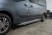 Renault Master 2011–2023 Rainbow zijtreden (set van 2, aluminium) foto 1
