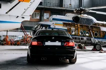 BMW 3 Serie E46 1998–2006 CSL-Style V3 spoiler (voor SD, hoogglans zwart) foto 9