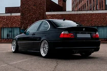 BMW 3 Serie E46 1998–2006 CSL-Style V3 spoiler (voor SD, hoogglans zwart) foto 2