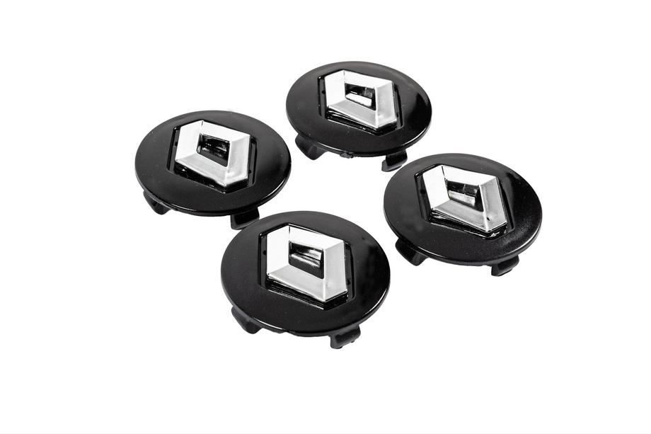 Renault Wielnaafkapjes, zwart 5650v1 (56 mm / 50 mm, 4 stuks) Foto 3
