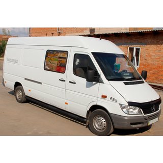 Sidebars Black (2 st., RVS) Mercedes Sprinter W901/902/903/904/905 1995–2006 foto 2