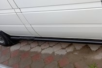 Volkswagen LT 1995–2006 Sidebars Black (2 st., RVS) Middellange wielbasis, Ø60 foto 2