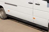 Volkswagen LT 1995–2006 Sidebars Black (2 st., RVS) Middellange wielbasis, Ø60 foto 4