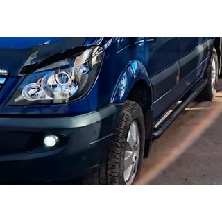 Sidebars Black (2 st., RVS) Mercedes Sprinter W906 2006–2018 foto 2