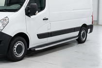 Renault Master 2011–2023 Fullmond side steps (2 stuks, aluminium) foto 1