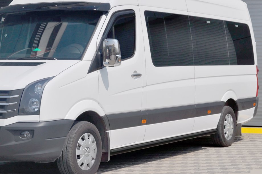 Volkswagen Crafter 2006–2016 Sidebars Black (2 st., RVS) Image
