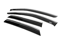 Nissan Qashqai 2021– Raamwindschermen met chromen sierlijst (set van 4, Niken) foto 2