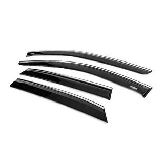 Raamwindschermen met chromen sierlijst (set van 4, Niken) Nissan Qashqai 2021– foto 2