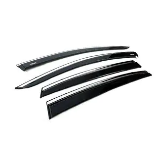 Raamwindschermen met chromen sierlijst (set van 4, Niken) Subaru Crosstrek 2017–2023 foto 3