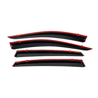 Raamwindschermen met chromen sierlijst (set van 4, Niken) Subaru Crosstrek 2017–2023 foto 4