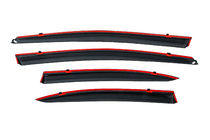 Honda Civic Sedan VIII 2006–2011 Raamwindschermen met chromen sierlijst (set van 4, Niken) foto 4