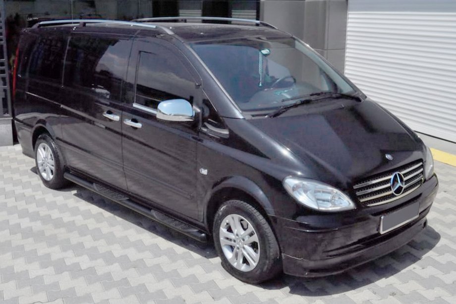 Mercedes Viano 2004–2014 Sidebars Black (2 stuks, RVS) Image