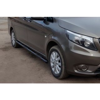 Sidebars Black (2 stuks, RVS) Mercedes Vito/V-klasse W447 2014– foto 2
