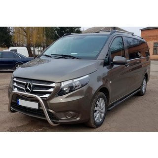 Sidebars Black (2 stuks, RVS) Mercedes Vito/V-klasse W447 2014– foto 3