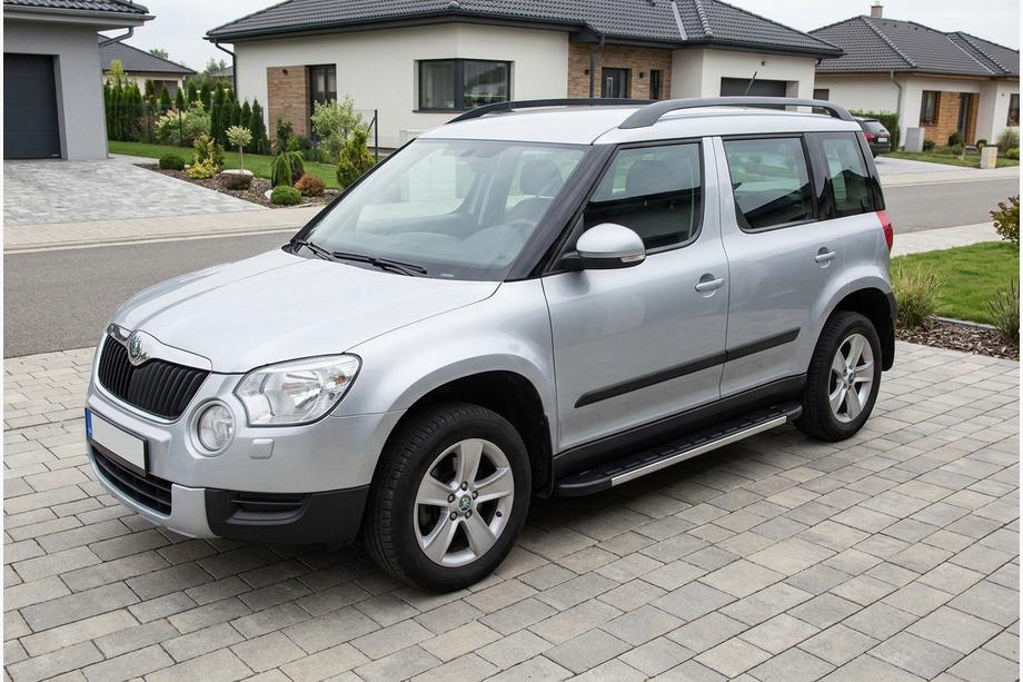 Skoda Yeti 2009–2017 Duru side steps (2 stuks, aluminium) Image