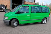 Mercedes Vito W638 1996–2003 Sidebars Black (2 st., RVS) Ø70 mm foto 2